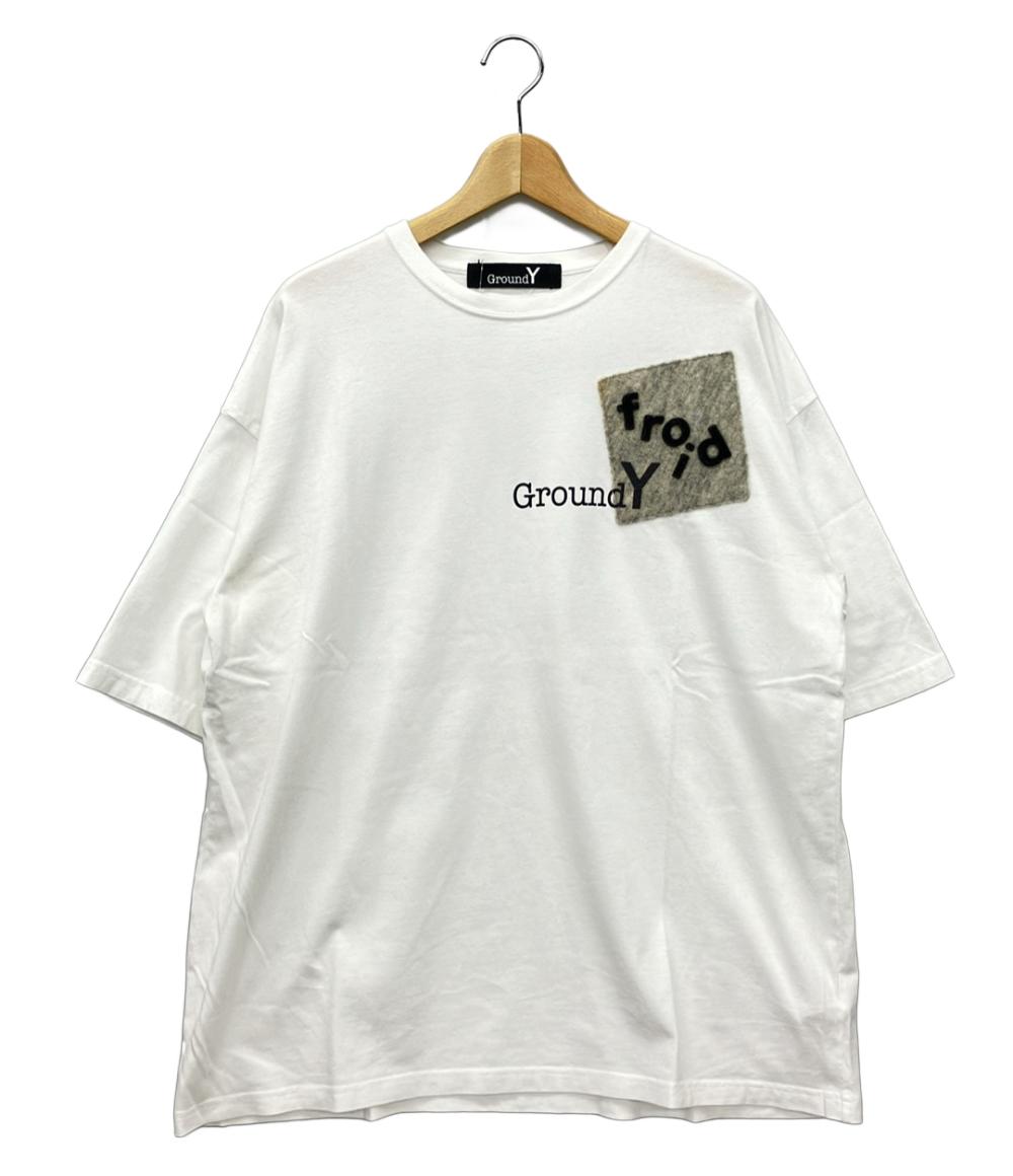 グラウンドワイ 半袖Tシャツ メンズ SIZE 4 (XL) Ground Y